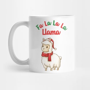 Fa La La La Llama Christmas Mug